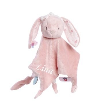  - louise the rabbit - comforter pink 28 cm 